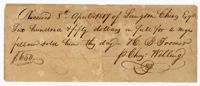Receipt for the Purchase of an Enslaved Man, 1817
