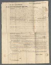 Mortgage of Seven Enslaved Persons by Langdon Cheves Sr. to the Bank of South Carolina, January 6th, 1833