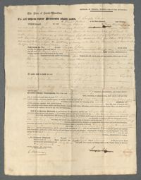 Mortgage of Nine Enslaved Persons by Langdon Cheves Sr., 1833