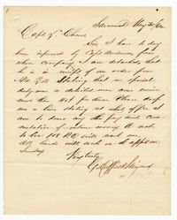 Letter to Captain Langdon Cheves Jr. on Rations, May 30th, 1862
