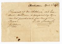 Receipt for the Purchase of Mules, 1862