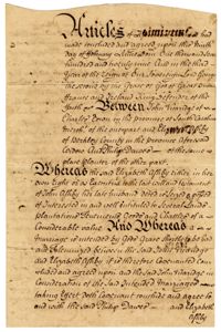 Articles of Agreement Between Elizabeth Ashby, John Vivaridge, and Philip Dawes, 1729