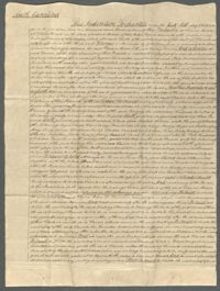 Marriage Settlement Between Keating Simons and Eleanor Wilson, 1793