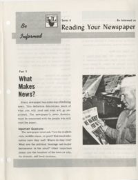 Be Informed, Reading Your Newspaper, Part 5