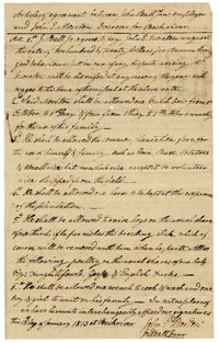 Articles of Agreement Between John Ball Jr. and Back River Plantation Overseer John E. Moreton, 1813