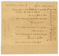Receipt for Broun Clarkson, 1797
