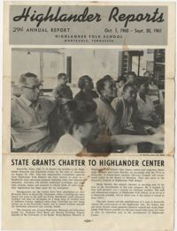 Highlander Reports, October 1960 to September 1961