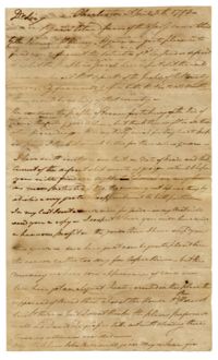 Copy of a Letter from Elias Ball IV to Elias Ball III in Exile, April 8, 1793