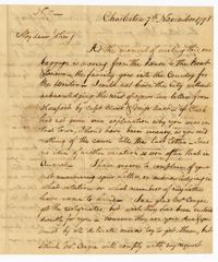 Letter from John Ball Sr. to his Son John Ball Jr., November 7, 1798