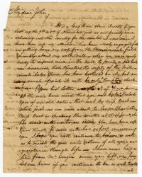 Letter from John Ball Sr. to his Son John Ball Jr., December 20, 1798
