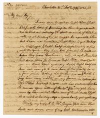 Letter from John Ball Sr. to his Son John Ball Jr., February 22, 1799