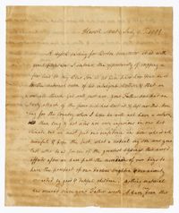 Letter from Jane Ball to her Son John Ball Jr., June 4, 1799