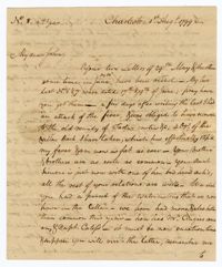 Letter from John Ball Sr. to his Son John Ball Jr., August 5, 1799