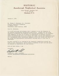 Letter from Frederick M. Ehni to Thomas C. Stevenson, Jr.