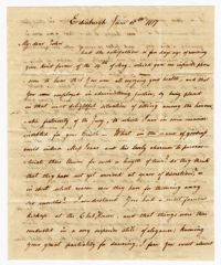 Letter from William James Ball to his Brother John Ball Jr., June 15, 1807