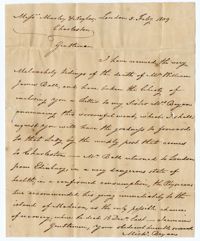 Letter from Michael Bryan to Mr. Murley and Mr. Naylor, February 5, 1809