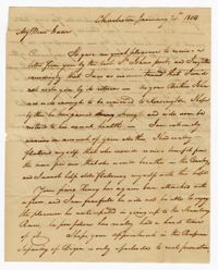 Letter from Keating Simons to Isaac Ball, January 20, 1804