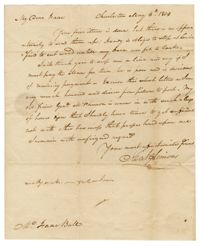 Letter from Keating Simons to Isaac Ball, May 4, 1804