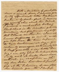 Letter from Ann Ball to her Husband John Ball, May 2, 1823