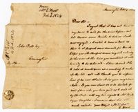 Letter from Kensington Plantation Overseer E. Frost to John Ball, February 4, 1824