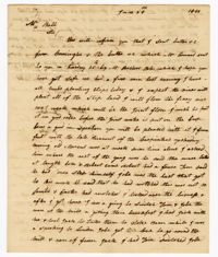 Letter from Stoke Plantation Overseer Thomas Finklea to John Ball, June 28, 1833