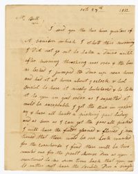 Letter from Stoke Plantation Overseer Thomas Finklea to John Ball, October 27, 1832