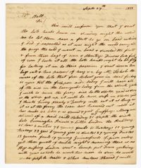 Letter from Stoke Plantation Overseer Thomas Finklea to John Ball, September 27, 1833