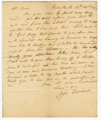 Letter from Hyde Park Plantation Overseer Jesse Coward to John Ball, October 18, 1833