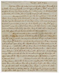 Letter from Elizabeth Poyas Ball to her Son William Ball, April 5, 1848