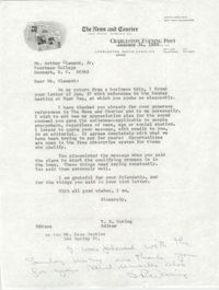 Letter from T. R. Waring to Arthur Clement, Jr., January 31, 1969