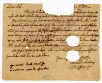 Letter from Edward Simons to John Ball, May 10, 1775