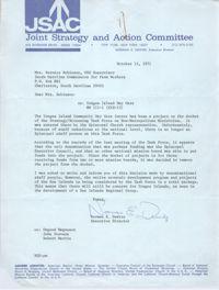 Letter from Norman E. Dewire to Bernice Robinson, October 15, 1971
