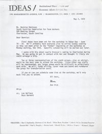 Letter from Ann Vick to Bernice Robinson, May 2, 1972