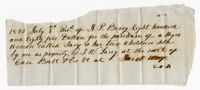Receipt for the Purchase of the Enslaved Woman Sary and her Children, 1855