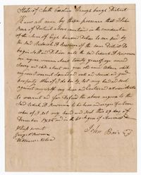 Bill of Sale for the Enslaved Woman Sarry and her Son from John Bair to Reddick A. Bowman, 1835