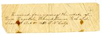 Receipt for Four Enslaved Persons from the Estate of Burr Ragsdale, 1859
