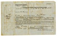 Agreement for the Hire of the Enslaved Woman Binah and her Child, February 10, 1860