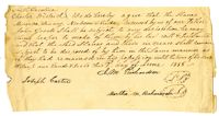 Agreement on Four Enslaved Persons Owned by John Gooch Bequeathed to his Children, 1838