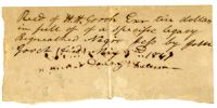 Receipt for the Enslaved Person Jess Bequeathed to John Gooch's Children, 1841