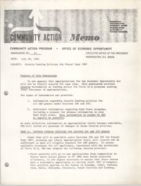 Community Action Program Memorandum No. 43