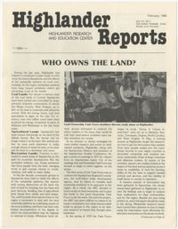 Highlander Reports, February 1980