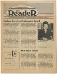 The Reader, Volume 8, Number 4, December 1986