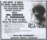 Bernice Robinson Political Advertisement
