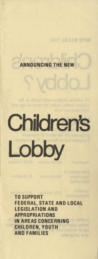 Children's Lobby Pamphlet