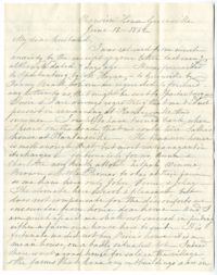 Letter from Emma Pringle Alston to Charles Alston, June 12, 1862