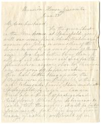 Letter from Emma Pringle Alston to Charles Alston, June 28, 1862