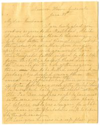 Letter from Emma Pringle Alston to Charles Alston, June 28, 1862