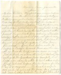 Letter from Emma Pringle Alston to Charles Alston, June 1862