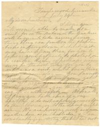 Letter from Emma Pringle Alston to Charles Alston, July 24, 1862