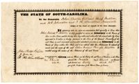 John Julius Pringle Alston's Attorney's Certificate, 1860